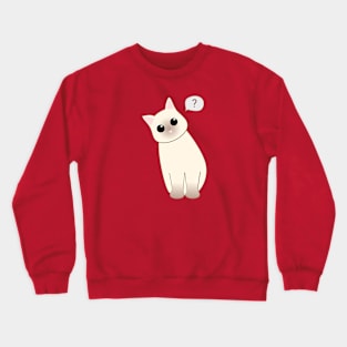 Confused Cat Crewneck Sweatshirt